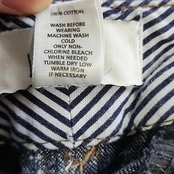 Women's Ann Taylor LOFT Marisa Wide Leg   Trousers, Blue, Size 6, Pre-Owned - Picture 6 of 6